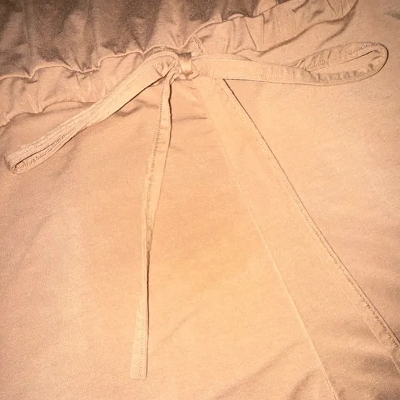 Commando Butter Tank Lounge Suit Jumpsuit Romper Tan Nude Size L airport outfit - Picture 6 of 6